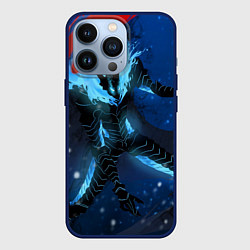 Чехол для iPhone 13 Pro Поднятие уровня Аниме, цвет: 3D-тёмно-синий