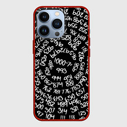 Чехол для iPhone 13 Pro 1000-7, цвет: 3D-красный