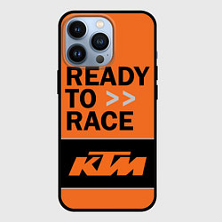 Чехол для iPhone 13 Pro KTM READY TO RACE Z, цвет: 3D-черный