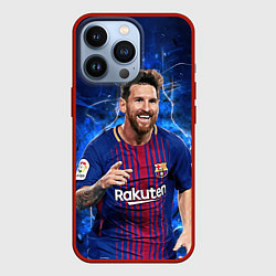 Чехол для iPhone 13 Pro Лионель Месси Барселона 10, цвет: 3D-красный