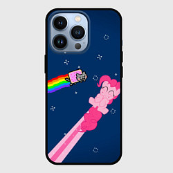 Чехол для iPhone 13 Pro Nyan cat x Pony, цвет: 3D-черный
