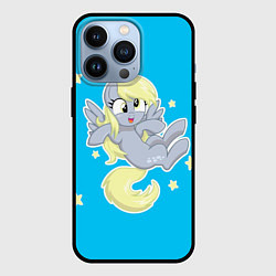 Чехол для iPhone 13 Pro Пони в звёздном небе, цвет: 3D-черный