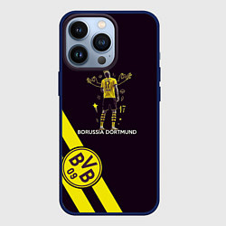 Чехол для iPhone 13 Pro Холанд Боруссия, цвет: 3D-тёмно-синий