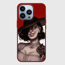 Чехол для iPhone 13 Pro Леди Димитреску из Резидента, цвет: 3D-красный