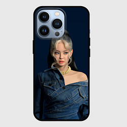 Чехол для iPhone 13 Pro Jennie jeans, цвет: 3D-черный