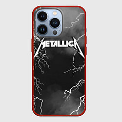 Чехол iPhone 13 Pro METALLICA РАЗРЯД МОЛНИИ