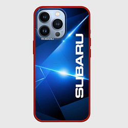 Чехол для iPhone 13 Pro Subaru, цвет: 3D-красный