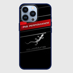 Чехол для iPhone 13 Pro RS PERFOMANCE QUATTRO Z, цвет: 3D-тёмно-синий