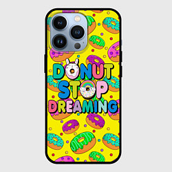 Чехол для iPhone 13 Pro DONUTS, цвет: 3D-черный