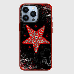 Чехол для iPhone 13 Pro The Binding of Isaac ИСААК, цвет: 3D-красный