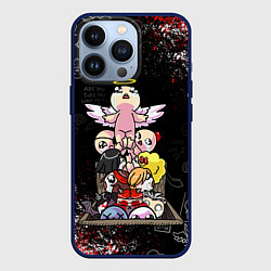 Чехол для iPhone 13 Pro The Binding of Isaac ИСААК, цвет: 3D-тёмно-синий