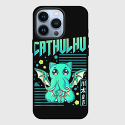 Чехол для iPhone 13 Pro CatHulhu, цвет: 3D-черный