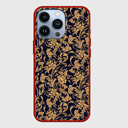 Чехол для iPhone 13 Pro Versace классические узоры, цвет: 3D-красный