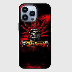 Чехол для iPhone 13 Pro Элизиум череп с табличкой, цвет: 3D-черный