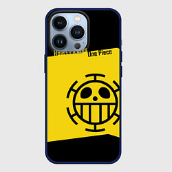 Чехол для iPhone 13 Pro Пираты Сердца One Piece, цвет: 3D-тёмно-синий