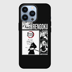 Чехол для iPhone 13 Pro Rengoku, цвет: 3D-черный
