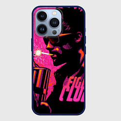 Чехол для iPhone 13 Pro Тайлер Дёрден с динамитом, цвет: 3D-тёмно-синий