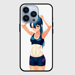 Чехол для iPhone 13 Pro Нагаторо в купальнике, цвет: 3D-черный