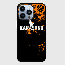 Чехол для iPhone 13 Pro KARASUNO КАРАСУНО, цвет: 3D-черный