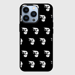 Чехол для iPhone 13 Pro Dark trollface, цвет: 3D-черный
