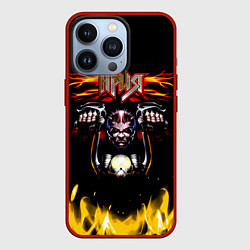 Чехол для iPhone 13 Pro Ария - Герой асфальта, цвет: 3D-красный