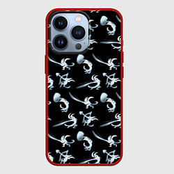 Чехол для iPhone 13 Pro Ори с оружием, цвет: 3D-красный