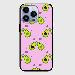 Чехол для iPhone 13 Pro Любовь Авокадиков, цвет: 3D-черный