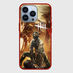 Чехол для iPhone 13 Pro Dead by Daylight убийцы, цвет: 3D-красный