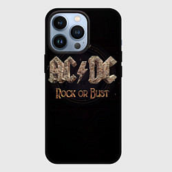 Чехол для iPhone 13 Pro ACDC Rock or Bust, цвет: 3D-черный