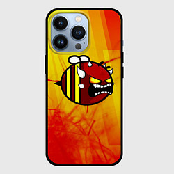 Чехол для iPhone 13 Pro Geometry Dash: Red Demon, цвет: 3D-черный