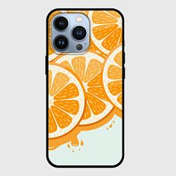 Чехол для iPhone 13 Pro АПЕЛЬСИН ORANGE, цвет: 3D-черный