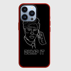 Чехол для iPhone 13 Pro Богданов Dump It, цвет: 3D-красный