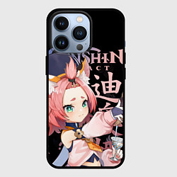 Чехол для iPhone 13 Pro Диона Genshin Impact, цвет: 3D-черный
