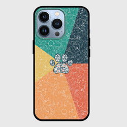 Чехол для iPhone 13 Pro Лапа на фоне АПВ 5 1 12, цвет: 3D-черный