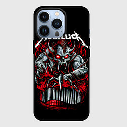 Чехол для iPhone 13 Pro Metallica - Hardwired To Self-Destruct, цвет: 3D-черный