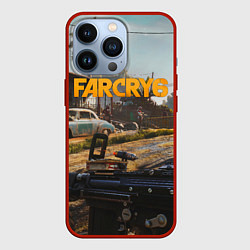 Чехол для iPhone 13 Pro Far Cry 6 game art, цвет: 3D-красный