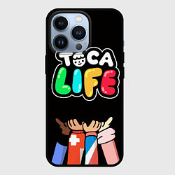 Чехол для iPhone 13 Pro Toca Life: Friends, цвет: 3D-черный