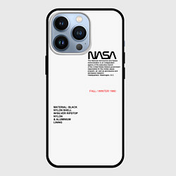 Чехол iPhone 13 Pro NASA БЕЛАЯ ФОРМА