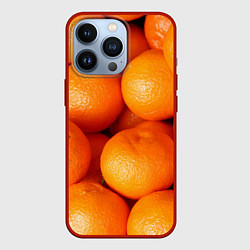 Чехол для iPhone 13 Pro Мандаринчик чик, цвет: 3D-красный