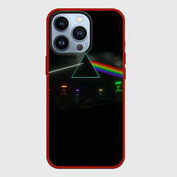 Чехол для iPhone 13 Pro ПИНК ФЛОЙД PINK FLOYD LOGO, цвет: 3D-красный