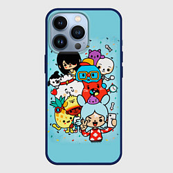 Чехол для iPhone 13 Pro Toca LifeЖ Персонажи, цвет: 3D-тёмно-синий
