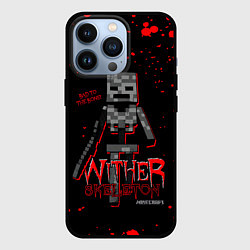 Чехол для iPhone 13 Pro WITHER SKELETON, цвет: 3D-черный