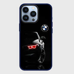 Чехол для iPhone 13 Pro BMW МИНИМЛ, цвет: 3D-тёмно-синий