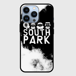 Чехол для iPhone 13 Pro Все пацаны на черном фоне Южный Парк, цвет: 3D-черный
