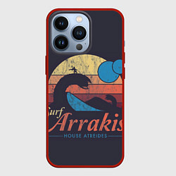 Чехол для iPhone 13 Pro Дюна Арракис, цвет: 3D-красный