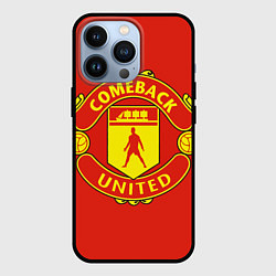 Чехол для iPhone 13 Pro Камбек Юнайтед это Манчестер юнайтед, цвет: 3D-черный
