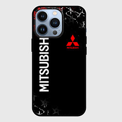 Чехол для iPhone 13 Pro MITSUBISHI SAMURAI JAPAN STYLE ИЕРОГЛИФЫ, цвет: 3D-черный