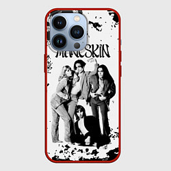 Чехол для iPhone 13 Pro Maneskin Монэскин, рок - группа, цвет: 3D-красный