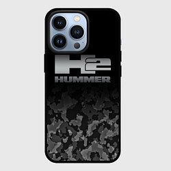 Чехол для iPhone 13 Pro H2 HUMMER LOGO, цвет: 3D-черный