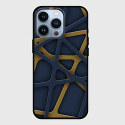 Чехол для iPhone 13 Pro 3Д абстракция KVIks, цвет: 3D-черный